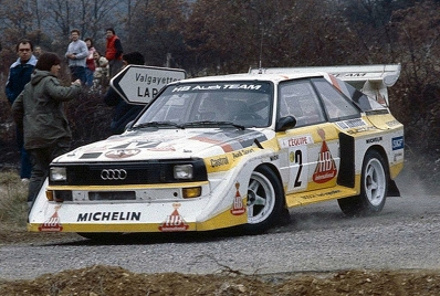 Walter Röhrl - Christian Geistdörfer
54º Rallye Automobile de Monte-Carlo 1986. Audi Sport Quattro S1 E2 (IN-NL 23). Clasificado 4º.

Del 18 al 24 de Enero, Monte-Carlo.
Superficie: asfalto - nieve.

El Rally tenía un total de 3984.00 km de los que 881.20 km divididos en 36 tramos eran especiales.

Tomaron la salida 156 equipos, finalizaron 65.@
Palabras clave: Walter_Röhrl;Audi;Quattro;Sport;Montecarlo;S1;1986;Grupo_B