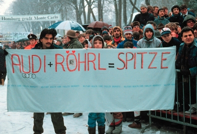 54º Rallye Automobile de Monte-Carlo 1986
FANS
AUDI + RÖHRL= SUPERIOR

Walter Röhrl - Christian Geistdörfer con el Audi Sport Quattro S1 E2 finalizaron en 4º lugar.

Del 18 al 24 de Enero, Monte-Carlo.
Superficie: asfalto - nieve.

El Rally tenía un total de 3984.00 km de los que 881.20 km divididos en 36 tramos eran especiales.

Tomaron la salida 156 equipos, finalizaron 65.
@
Palabras clave: Audi;Grupo_B;Quattro;Walter_Röhrl;Montecarlo;1986