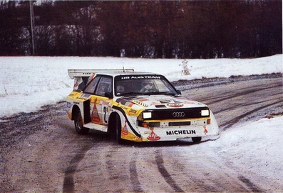 Walter Röhrl - Christian Geistdörfer
54º Rallye Automobile de Monte-Carlo 1986. Audi Sport Quattro S1 E2 (IN-NL 23). Clasificado 4º.

Del 18 al 24 de Enero, Monte-Carlo.
Superficie: asfalto - nieve.

El Rally tenía un total de 3984.00 km de los que 881.20 km divididos en 36 tramos eran especiales.

Tomaron la salida 156 equipos, finalizaron 65.@
Palabras clave: Audi;Quattro;Walter_Röhrl;Detalles;Grupo_B;Sport;S1;1986;E2