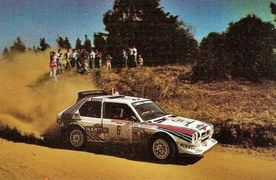 Jorge Recalde - Jorge del Buono
6º Marlboro Rally Argentina 1986. Lancia Delta S4 (TO 77890E). Clasificado 4º.

Del 6 al 9 de Agosto, Buenos Aires - Cordoba, Argentina.
Superficie: tierra.
 
El Rally tenia un total de 2072.00 km de los que 624.35 km divididos en 27 tramos eran especiales, (una de ellas fue cancelada SS19 Tanti - Cuchilla Nevada de 30.59 km).

Tomaron la salida 150 equipos, finalizaron 50.@
Palabras clave: Jorge_Recalde;Lancia;Delta;Argentina;Grupo_B;1986
