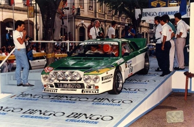 Franco Cunico - Pierangelo Scalvini
27º Rali Vinho da Madeira 1986. Lancia Rally 037 (SO 132175). Clasificado 4º.

Del 1 al 3 de Agosto, Funchal, Madeira, Portugal.
Superficie: asfalto.

El Rally constaba de 3 etapas con un total de 390.00 km cronometrados divididos en 25 tramos especiales. 

Tomaron la salida 100 equipos, finalizaron 54.@
Palabras clave: ;Lancia;Madeira;Portugal;1986;Grupo_B;Parque_Cerrado