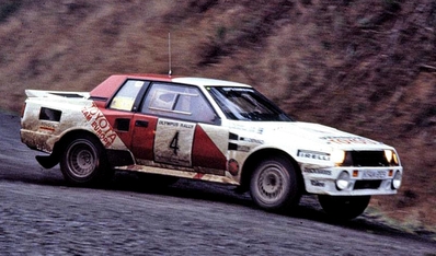 Lars-Erik Torph - Bo Thorszelius
21º Toyota Olympus Rally 1986. Toyota Celica Twincam Turbo (K-AM 9129). Clasificado 4º.

Última aparición Oficial de los coches Grupo B en una prueba válida para el Mundial de Rallys.

De 4 al 7 de Diciembre, Tacoma - Tumwater, Washington, Estados Unidos.
Superficie: tierra.

El Rally tenía un total de 540.65 km cronometrados divididos en 40 tramos especiales (uno de ellos fue cancelado SS6 Taylor Towne de 14.76 km).

Tomaron la salida 50 equipos, finalizaron 25.@
Palabras clave: ;Toyota;Celica;TCT;Grupo_B;1986;Olympus;EE.UU