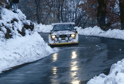 Walter Röhrl - Christian Geistdörfer
54º Rallye Automobile de Monte-Carlo 1986. Audi Sport Quattro S1 E2 (IN-NL 23). Clasificado 4º.

Del 18 al 24 de Enero, Monte-Carlo.
Superficie: asfalto - nieve.

El Rally tenía un total de 3984.00 km de los que 881.20 km divididos en 36 tramos eran especiales.

Tomaron la salida 156 equipos, finalizaron 65.@
Palabras clave: Audi;Quattro;Walter_Röhrl;Grupo_B;Sport;Montecarlo;1986