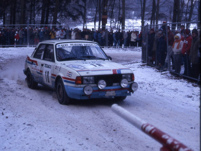 Svatopluk Kvaizar - Jirí Janecek
29º Boucles de Spa Alphonse Delettre 1986. Skoda 130 LR (F 03-15). Clasificado 4º.

Del 7 al 9 de Febrero, Spa, Lieja, Bélgica. 
Superficie: asfalto.

El Rally constaba de un total de 420.00 km cronometrados.

Tomaron la salida 66 equipos, finalizaron 41.@
Palabras clave: Skoda;Grupo_B;Boucles_Spa;1986;Nieve