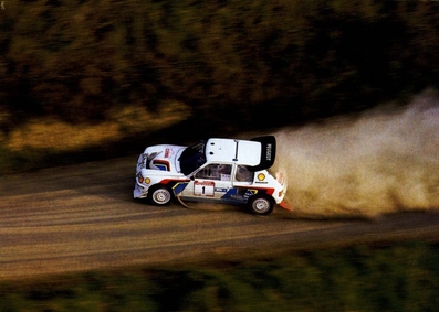 Timo Salonen - Seppo Harjanne
16º AWA Clarion Rally de Nueva Zelanda 1986. Peugeot 205 Turbo 16 E2 (311 FPF 75). Clasificado 5º.

Del 5 al 8 de Julio, Auckland, Nueva Zelanda.
Superficie: tierra.

El Rally tenia un total de 1980 km de los que 597.76 km divididos en 35 tramos eran especiales, (uno de ellos fue cancelado SS26 Kawerau Forest de 26.73 Km).

Se inscribieron 55 equipos, tomaron la salida 52, finalizaron 40.@
Palabras clave: Timo_Salonen;Seppo_Harjanne;Peugeot;Turbo;Nueva_Zelanda;1986;Grupo_B