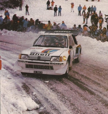 Juha Kankkunen - Juha Piironen
54º Rallye Automobile de Monte-Carlo 1986. Peugeot 205 Turbo 16 E2 (25 FGV 75). Clasificado 5º.

Del 18 al 24 de Enero, Monte-Carlo.
Superficie: asfalto - nieve.

El Rally tenía un total de 3984.00 km de los que 881.20 km divididos en 36 tramos eran especiales.

Tomaron la salida 156 equipos, finalizaron 65.@
Palabras clave: ;Peugeot;Turbo;Grupo_B;Montecarlo;1986