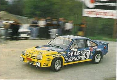 Josep Arqué - Xavier Montañola
22º Rally Catalunya 1986. Opel Manta 400. Clasificado 5º.

Del 23 al 26 de Octubre, Barcelona, Catalunya, España.
Superficie: asfalto.

El Rally tenia un total de 1246.00 km de los que 417.00 km divididos en 30 tramos eran especiales.

Tomaron la salida 84 equipos, finalizaron 49.@
Palabras clave: ;Opel;Manta;Grupo_B;Catalunya;1986;España;Spain