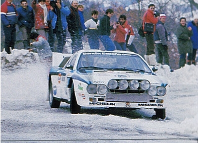 Salvador Servià i Costa  - Jordi Sabater
54º Rallye Automobile de Monte-Carlo 1986. Lancia Rally 037 (TO Y67908). Clasificado 7º y 1º sin tracción total.

Del 18 al 24 de Enero, Monte-Carlo.
Superficie: asfalto - nieve.

El Rally tenía un total de 3984.00 km de los que 881.20 km divididos en 36 tramos eran especiales.

Tomaron la salida 156 equipos, finalizaron 65.@

Palabras clave: Salvador_Servia;Lancia;Montecarlo;1986;Grupo_B;nieve