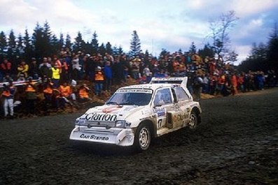 Per Eklund - Dave Whittock
35º Lombard RAC Rally 1986. MG Metro 6R4 (N-CM 467). Clasificado 7º.
Austin Rover WRT

Del 16 al 19 de Noviembre, Bath, Inglaterra.
Superficie: Tierra.

El Rally un total de 2537.93 km de los que 515.04 km divididos en 45 tramos eran especiales.

Tomaron la salida 149 equipos, finalizaron 83.@
Palabras clave: MG;Metro;Grupo_B;Gran_Bretaña;1986;Inglaterra