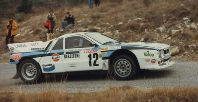 Salvador Servià i Costa  - Jordi Sabater
54º Rallye Automobile de Monte-Carlo 1986. Lancia Rally 037 (TO Y67908). Clasificado 7º y 1º sin tracción total.

Del 18 al 24 de Enero, Monte-Carlo.
Superficie: asfalto - nieve.

El Rally tenía un total de 3984.00 km de los que 881.20 km divididos en 36 tramos eran especiales.

Tomaron la salida 156 equipos, finalizaron 65.@
Palabras clave: Salvador_Servia;Lancia;Rally;Montecarlo;1986;Grupo_B