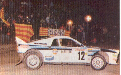 Salvador Servià i Costa  - Jordi Sabater
54º Rallye Automobile de Monte-Carlo 1986. Lancia Rally 037 (TO Y67908). Clasificado 7º y 1º sin tracción total.

Del 18 al 24 de Enero, Monte-Carlo.
Superficie: asfalto - nieve.

El Rally tenía un total de 3984.00 km de los que 881.20 km divididos en 36 tramos eran especiales.

Tomaron la salida 156 equipos, finalizaron 65.@
Palabras clave: Salvador_Servia;Lancia;Rally;Montecarlo;1986;Grupo_B