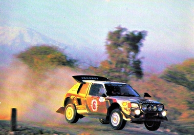 Shekhar Mehta - Rob Combes
34º Marlboro Safari Rally 1986. Peugeot 205 Turbo 16 E2 (290 FPF 75). Clasificado 8º.

Del 29 de Marzo al 2 de Abril, Nairobi, Kenya, África.
Superficie: tierra.

El Rally tenia un total de 4.190 km con 63 controles horarios.

Tomaron la salida 69 equipos, finalizaron 16.@
Palabras clave: Shekhar_Mehta;Peugeot;Grupo_B;Turbo;Safari;1986