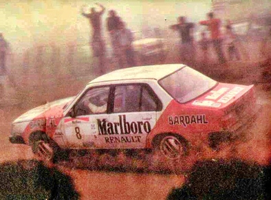 Ernesto María Soto - Martin Christie
6º Marlboro Rally Argentina 1986. Renault 18 GTX (X503274). Clasificado 9º.

Del 6 al 9 de Agosto, Buenos Aires - Cordoba, Argentina.
Superficie: tierra.
 
El Rally tenia un total de 2072.00 km de los que 624.35 km divididos en 27 tramos eran especiales, (una de ellas fue cancelada SS19 Tanti - Cuchilla Nevada de 30.59 km).

Tomaron la salida 150 equipos, finalizaron 50.
Palabras clave: Renault;GTX;Argentina;1986
