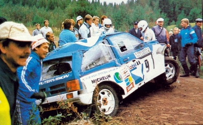 Malcolm Wilson - Nigel Harris
36º 1000 Lakes Rally 1986. MG Metro 6R4 (C95 KOG). Clasificado 10º.

Del 5 al 7 de Septiembre, Jyväskylä, Finlandia.
Superficie: tierra.

El Rally tenia un total de 1344.89 km de los que 389.97 km divididos en 48 tramos eran especiales, (una de ellas fue cancelada SS8 Savo de 8.11 Km).

Se inscribieron 169 equipos, tomaron la salida 164, finalizaron 81.@
Palabras clave: ;Nigel_Harris;MG;Metro;Grupo_B;Finlandia;1986;Crash