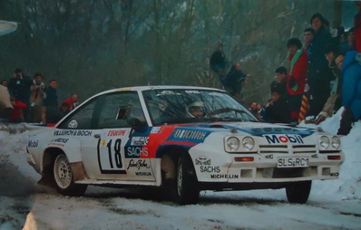 Manfred Hero - Ludwig Grun
54º Rallye Automobile de Monte-Carlo 1986. Opel Manta 400 (SLS-RC 1). Clasificado 11º.

Del 18 al 24 de Enero, Monte-Carlo.
Superficie: asfalto - nieve.

El Rally tenía un total de 3984.00 km de los que 881.20 km divididos en 36 tramos eran especiales.

Tomaron la salida 156 equipos, finalizaron 65.@
Palabras clave: ;Opel;Manta;Grupo_B;Montecarlo;1986;nieve