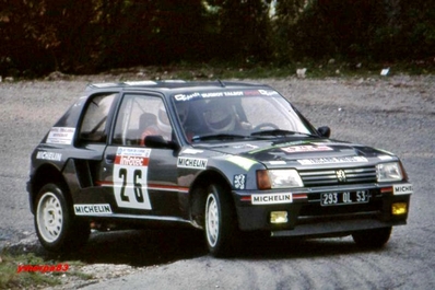 "Panic" - Dominique Bouteloup
30º Tour de Corse 1986 - Rallye de France 1986. Peugeot 205 Turbo 16 (293 OL 53). Clasificado 15º.


Del 1 al 3 de Mayo, Ajaccio, Córcega, Francia.
Superficie: asfalto.

El Rally tenia un total de 1551.00 km de los que 1122.34 km divididos en 30 tramos eran especiales. (4 de ellos fueron cancelados. SS12 Figarella - Cardo de 15.75 Km, SS18 Corte - Taverna de 26.84 Km, SS19 Moltifao - Speloncato de 38.16 Km y SS20 Corbara - Calenzana de 23.69 Km. Los 3 últimos por el fatal accidente de Henri y Sergio).
Tomaron la salida 122 equipos, finalizaron 31.

En esta edición habí­an 5 tramos de 50 o mas Km cronometrados, SS7 Cozzano - Col de la Serra de 50.84, SS8 Muracciole - Abbazia de 50.00, SS10 Pont d'Altiani - Pont St Laurent de 56.01, SS14 Prunelli - San Pancrazio de 55.67 y SS17 Campe Militaire - Corte de 58.14. Uno de mas de 70 km, SS23 Saint Roch - Suaricchio de 78.19, y otro, el último, SS30 Liamone - Suaricchio de 83.16 Km.

Aquí dejo los kilómetros de cada uno de los 30 tramos del Rally:

1ª ETAPA (01-Mayo-1986)
SS1 Verghia - Pont de la Masina de 38.09 km
SS2 Sainte Marie Sicche - Moca 1 de 23.96 km
SS3 Petreto - Aullene 1 de 20.03 km
SS4 Zerubia - Santa Giulia de 30.60 km
SS5 Sartene - Zonza de 44.23 km
SS6 Aullene - Zicavo de 25.59 km
SS7 Cozzano - Col de la Serra de 50.84 km
SS8 Muracciole - Abbazia de 50.00 km
SS9 Campo al Quarcio - Ponte de Noceta de 33.77 km
SS10 Pont d'Altiani - Pont St Laurent de 56.01 km
SS11 Ponte Rosso - Borgo de 42.29 km

TOTAL ETAPA 415.41 km

2ª ETAPA (02 Mayo-1986)
SS12 Figarella - Cardo (cancelado) de 15.75 km
SS13 Saint Florent - Col de San Stefano de 26.81 km
SS14 Prunelli - San Pancrazio de 55.67 km
SS15 Folelli - Santa Lucia di Moriani de 18.49 km
SS16 Moriani Plage - Orsoni de 20.10 km
SS17 Campe Militaire Corte de 58.14 km
SS18 Corte - Taverna (cancelado) de 26.84 km
SS19 Moltifao - Speloncato (cancelado) de 38.16 km
SS20 Corbara - Calenzana (cancelado) de 23.69 km

TOTAL ETAPA 283.65 km

3ª ETAPA (03-Mayo-1986)
SS21 Norte Dame de la Serra - Pont du Fango de 28.77 km
SS22 Fango - Ota de 48.59 km
SS23 Saint Roch - Suaricchio de 78.19 km
SS24 Tavera - Pont de Mezzana de 30.57 km
SS25 Sainte Marie Sicche - Moca 2 de 23.96 km
SS26 Petreto - Aullene 2 de 20.03 km
SS27 Sorbollano - Santa Giulia de 35.59 km
SS28 Calvese - Agosta Plage de 38.69 km
SS29 Plaine de Peri - Capiglioli de 35.73 km
SS30 Liamone - Suaricchio 83.16 km

TOTAL ETAPA 423.28 km.
SUMANDO LAS TRES ETAPAS, ESTAMOS HABLANDO DE 1122.34 KM CRONOMETRADOS... UNA SALVAJADA...
@
Palabras clave: Peugeot;Grupo_B;Turbo16;Corse;Corcega;1986