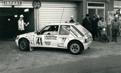 Paul Gardere - Jean-Louis Boufferne
36º International Suecia Rally 1986. Peugeot 205 Turbo 16 (5173 TB 42). Clasificado 20º.

Del 14 al 16 de Febrero, Karlstad, Suecia.
Superficie: nieve - hielo.

El Rally tenia un total de 1670.00 km de los que 556.79 km divididos en 30 tramos eran especiales.

Tomaron la salida 107 equipos, finalizaron 62.@
Palabras clave: Peugeot;Turbo;Grupo_B;Suecia;1986