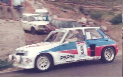 Santi Alvarez - Javier Aristu
8º Rally Islas Canarias 1986. Renault 5 Turbo TdC.
Foto en el primer tramo, La Cuesta de las Tablas.@
Palabras clave: Renault;Turbo;Grupo_B;1985