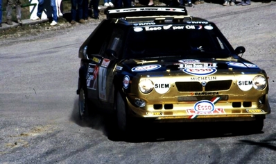 Fabrizio Tabaton - Luciano Tedeschini
7º Rallye des Garrigues - Languedoc-Roussillon 1986. Lancia Delta S4 (TO 77894E). Abandonó por motor en SS8 Saint-Bresson de 28.90 Km.

Del 3 al 6 de Abril, Nimes, Francia
Superficie: asfalto con 501.90 km cronometrados divididos en 20 tramos especiales.

Tomaron la salida 102 equipos, finalizaron 44.@
Palabras clave: ;Lancia;Delta;Grupo_B;Garrigues;1986