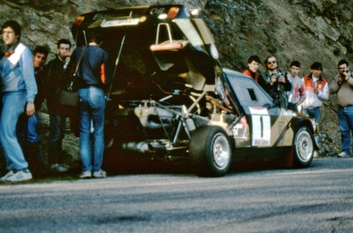 Fabrizio Tabaton - Luciano Tedeschini
7º Rallye des Garrigues - Languedoc-Roussillon 1986. Lancia Delta S4 (TO 77894E). Abandonó por motor en SS8 Saint-Bresson de 28.90 Km.

Del 3 al 6 de Abril, Nimes, Francia
Superficie: asfalto con 501.90 km cronometrados divididos en 20 tramos especiales.

Tomaron la salida 102 equipos, finalizaron 44.@
Palabras clave: ;Lancia;Delta;Grupo_B;Garrigues;1986