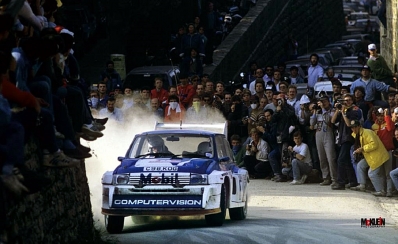 Anthony (Tony) Pond - Rob Arthur
28º Rally Sanremo 1986. MG Metro 6R4 (C98 KOG). Abandonó por accidente en SS32 Passo Ghimbegna 1 de 19.79 km.

Equipo Peugeot descalificado
El tercer dí­a del Rally se examinó el Peugeot y se decreto que las aletas de la parte de abajo eran en realidad faldillas. Las faldillas habí­an sido prohibidas después del Córcega, y a pesar de que los coches habí­an pasado las verificaciones pre-rally, se excluyeron todos los Peugeot de inmediato. Peugeot llevó el asunto a la FISA en diciembre, y decidió que la exclusión era ilegal.

Todos los puntos del Rally para el Campeonato se anularon, por eso Sanremo de 1986 no pudo considerarse una prueba de WRC, y por eso Markku Alén fue Campeón del Mundo durante tan solo 10 dí­as.

Del 13 al 17 de Octubre, Sanremo, Imperia, Italia.
Superficie: asfalto - tierra.

El Rally tenía un total de 2148.69 Km de los que 532.60 Km divididos en 40 tramos eran especiales (2 de ellos fueron cancelados SS8 Santa Luce de 12.30 Km y SS22 La Sela 2 de 10.15 Km).

Tomaron la salida 118 equipos, finalizaron 38.

© McKlein Photography
@
Palabras clave: Tony_Pond;Sanremo;Metro;MG;Grupo_B;1986