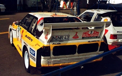 Walter Röhrl - Christian Geistdörfer
20º Rallye de Portugal - Vinho do Porto 1986. Audi Quattro Sport S1 E2 (IN-NR 43).

Todos los equipos 