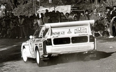 Walter Röhrl - Christian Geistdörfer
20º Rallye de Portugal - Vinho do Porto 1986. Audi Quattro Sport S1 E2 (IN-NR 43).

Todos los equipos 