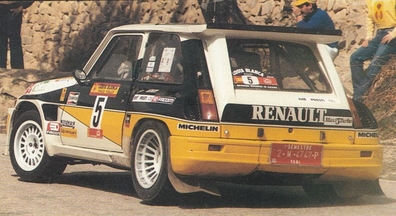 Carlos Sainz Cenamor - Antonio Boto
34º Rally RACE Costa Blanca 1986. Renault 5 Maxiturbo (2-M-4747-P). Abandonó.

Del 21 al 23 de Marzo, Alicante, España.
Superficie: asfalto.

Desconocemos de cuantos kilómetros y tramos especiales constaba la prueba.

Tomaron la salida 82 equipos, finalizaron 38.@
Palabras clave: ;Renault;Maxiturbo;Grupo_B;Race;Costa_Blanca;1986;Spain