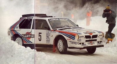 Henri Toivonen - Sergio Cresto
36º Internacional Suecia Rally 1986. Lancia Delta S4 (A6 37614). Abandonó por motor en SS12 Alvsbacka de 14 Km.

Del 14 al 16 de Febrero, Karlstad, Suecia.
Superficie: nieve - hielo.

El Rally tenia un total de 1670.00 km de los que 556.79 km divididos en 30 tramos eran especiales.

Tomaron la salida 107 equipos, finalizaron 62.@
Palabras clave: Henri_Toivonen;Sergio_Cresto;Lancia;Delta;S4;Grupo_B;Suecia;1986;nieve