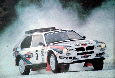 Henri Toivonen - Sergio Cresto
36º Internacional Suecia Rally 1986. Lancia Delta S4 (A6 37614). Abandonó por motor en SS12 Alvsbacka de 14 Km.

Del 14 al 16 de Febrero, Karlstad, Suecia.
Superficie: nieve - hielo.

El Rally tenia un total de 1670.00 km de los que 556.79 km divididos en 30 tramos eran especiales.

Tomaron la salida 107 equipos, finalizaron 62.@
Palabras clave: Henri_Toivonen;Sergio_Cresto;Lancia;Delta;S4;Grupo_B;Suecia;1986;nieve