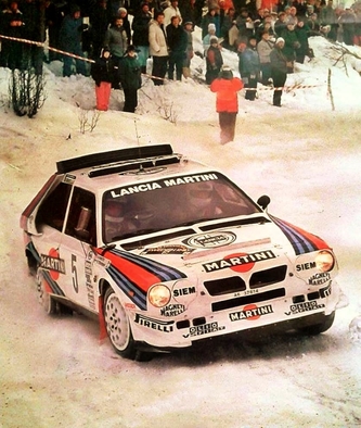 Henri Toivonen - Sergio Cresto
36º Internacional Suecia Rally 1986. Lancia Delta S4 (A6 37614). Abandonó por motor en SS12 Alvsbacka de 14 Km.

Del 14 al 16 de Febrero, Karlstad, Suecia.
Superficie: nieve - hielo.

El Rally tenia un total de 1670.00 km de los que 556.79 km divididos en 30 tramos eran especiales.

Tomaron la salida 107 equipos, finalizaron 62.@
Palabras clave: Henri_Toivonen;Sergio_Cresto;Lancia;Delta;S4;Grupo_B;Suecia;1986;nieve