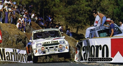 Santi Alvarez - Javier Aristu
10º Rally Corte Inglés 1986. Renault 5 Turbo 