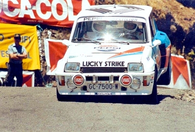 Santi Alvarez - Javier Aristu
10º Rally Corte Inglés 1986. Renault 5 Turbo 