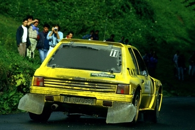 Anna Cambiaghi - Maria Grazia Vittadello
7º Rally Piancavallo 1986. Peugeot 205 Turbo 16 (MT 07098Y). Abandonó, desconocemos el motivo y en que especial.

Del 28 al 31 de Agosto, Piancavallo, Aviano, Pordenone, Italia.
Superficie: asfalto - tierra.

Tomaron la salida 74 equipos, finalizaron 32.

© Alamy
@
Palabras clave: Peugeot;Turbo;Grupo_B;Piancavallo;1986;Mujeres;Womens