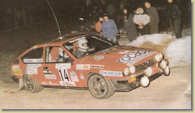 Josep Bassas 
34º Rally Costa Brava 1986. Alfa Romeo Alfetta GTV6.  Abandonó por la caja de cambios.

Del 21 al 23 de Febrero, Lloret de Mar, Girona, Catalunya, España.
Superficie: asfalto - tierra.

El Rally tenia un total de 1293.91 Km de los que 557.07 Km divididos en 29 tramos eran especiales.

Se inscribieron 110 equipos, tomaron la salida 94, finalizaron 30.

© Joan Aymami Fotoracing
@
Palabras clave: Pep_Bassas;Alfa;Romeo;Alfetta;GTV6;Costa_Brava;1986