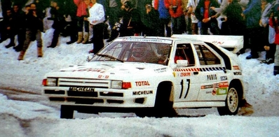 Philippe Wambergue - Jean-Bernard Vieu
54º Rallye Automobile de Monte-Carlo 1986. Citröen BX 4TC (9829 NR 92). Abandonó por la suspensión hidráulica en SS2 La Soffaz - Samuaz de 9.10 km.

Del 18 al 24 de Enero, Monte-Carlo.
Superficie: asfalto - nieve.

El Rally tenía un total de 3984.00 km de los que 881.20 km divididos en 36 tramos eran especiales.

Tomaron la salida 156 equipos, finalizaron 65.@
Palabras clave: Philippe_Wambergue;Citroen;Grupo_B;BX4TC;Montecarlo;1986;nieve