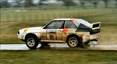 Harald Demuth - Steve Bond
35º Lombard RAC Rally 1986. Audi Sport Quattro (YMN 44). Abandonó por motor en SS44 Rhigos de 31.88 Km.

Del 16 al 19 de Noviembre, Bath, Inglaterra.
Superficie: Tierra.

El Rally un total de 2537.93 km de los que 515.04 km divididos en 45 tramos eran especiales.

Tomaron la salida 149 equipos, finalizaron 83.@
Palabras clave: ;Steve_Bond;Audi;Sport;Quattro;Grupo_B;1986;Gran_Bretaña;RAC_Rally;Inglaterra