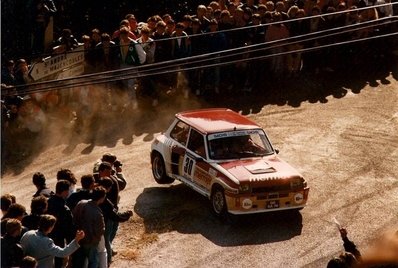 Philippe Mermet - Patrick Narses
29º Critérium des Cévennes 1986. Renault 5 Turbo 