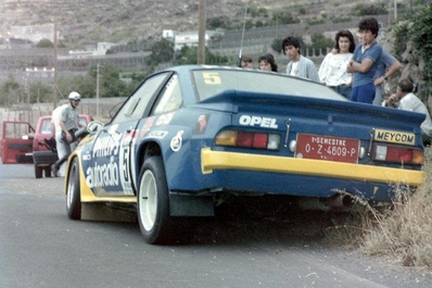 Josep Arqué - Xavier Montañola
8º Rally Islas Canarias 1986. Opel Manta 400. Abandonó por accidente en el tramo Barranco Hondo.

Foto de José Manuel Nuez
@
Palabras clave: ;Xavier_Montañola;Opel;Manta;Grupo_B;1986