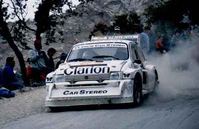 Per Eklund - Dave Whittock
18º Rallye dell'Isola d'Elba 1986. MG Metro 6R4. Abandonó.

Del 15 al 17 de Mayo, Portoferraio.
Superficie: asfalto - tierra.

Desconocemos de cuantos kilómetros tanto totales como cronometrados constaba la prueba.

Tomaron la salida 61 equipos, finalizaron 25.@
Palabras clave: ;Metro;MG;Grupo_B;Isola_Elba;1986