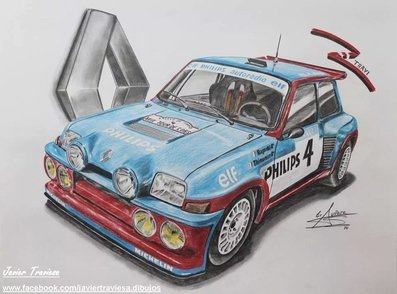 Renault 5 Maxiturbo
De Jean Ragnotti
Dibujo de Javier Traviesa.
Palabras clave: Renault;Maxiturbo;Dibujos;1986;Javier_Traviesa