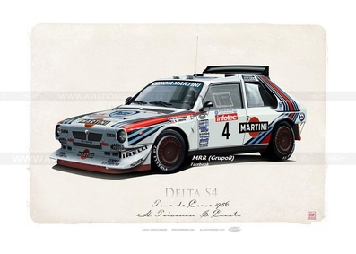 Lancia Delta S4
Dibujo del Lancia en el que perdieron la vida Henri Toivonen y Sergio Cresto en el 30º Tour de Corse de 1986 (D.E.P.)
Palabras clave: Mundo_Rally_Retro;Lancia;Delta;Grupo_B;Dibujos;1986