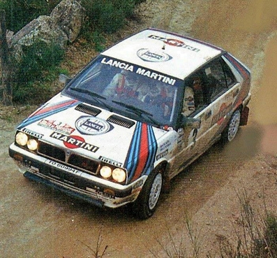 Markku Alén - Ilkka Kivimaki
21º Rallye de Portugal Vinho do Porto 1987. Lancia Delta HF 4WD, (TO 60994F). Clasificado 1º.

Del 11 al 14 de Marzo, Estoril, Cascais, Lisboa, Portugal.
Superficie: asfalto - tierra.

El Rally tenia un total de 2,088.23 Km de los que 603.50 Km divididos en 37 tramos, eran especiales.

Tomaron la salida 94 equipos, finalizaron 36.@
Palabras clave: Markku_Alen;Lancia;Delta;Portugal;1987