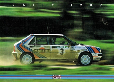 Markku Alén - Ilkka Kivimaki
Markku Alén - Ilkka Kivimaki
21º Rallye de Portugal Vinho do Porto 1987. Lancia Delta HF 4WD, (TO 60994F). Clasificado 1º.

Del 11 al 14 de Marzo, Estoril, Cascais, Lisboa, Portugal.
Superficie: asfalto - tierra.

El Rally tenia un total de 2,088.23 Km de los que 603.50 Km divididos en 37 tramos, eran especiales.

Tomaron la salida 94 equipos, finalizaron 36.@
Palabras clave: Markku_Alen;Lancia;Delta;Portugal;1987
