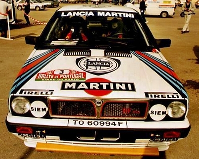 Markku Alén - Ilkka Kivimaki
21º Rallye de Portugal Vinho do Porto 1987. Lancia Delta HF 4WD, (TO 60994F). Clasificado 1º.

Del 11 al 14 de Marzo, Estoril, Cascais, Lisboa, Portugal.
Superficie: asfalto - tierra.

El Rally tenia un total de 2,088.23 Km de los que 603.50 Km divididos en 37 tramos, eran especiales.

Tomaron la salida 94 equipos, finalizaron 36.@
Palabras clave: Markku_Alen;Lancia;Delta;Portugal;1987;Parque_Cerrado
