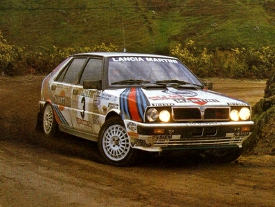 Markku Alén - Ilkka Kivimaki
21º Rallye de Portugal Vinho do Porto 1987. Lancia Delta HF 4WD, (TO 60994F). Clasificado 1º.
Martini Lancia

Del 11 al 14 de Marzo, Estoril, Cascais, Lisboa, Portugal.
Superficie: asfalto - tierra.

El Rally tenia un total de 2,088.23 Km de los que 603.50 Km divididos en 37 tramos, eran especiales.

Tomaron la salida 94 equipos, finalizaron 36.@
Palabras clave: Lancia;Delta;Portugal;1987