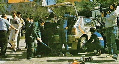 Markku Alén - Ilkka Kivimaki
21º Rallye de Portugal Vinho do Porto 1987. Lancia Delta HF 4WD, (TO 60994F). Clasificado 1º.
El Rally tenia un total de 2,088.23 Km de los que 603.50 Km divididos en 37 tramos, eran especiales.
Tomaron la salida 94 equipos, finalizaron 36.@
Palabras clave: Markku_Alen;Lancia;Delta;Portugal;1987;Asistencias