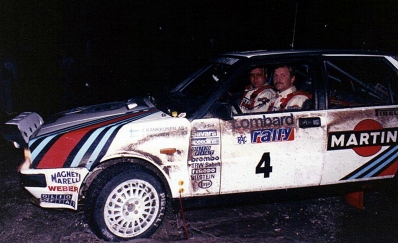 Juha Kankkunen - Juha Piironen
36º Lombard RAC Rally 1987. Lancia Delta HF 4WD (TO 82978F). Clasificado 1º.

Del 22 al 25 de Noviembre, Chester, Inglaterra.
Superficie: tierra.
El Rally tenia un total de 2623.92 Km de los que 513.29 Km divididos en 48 tramos eran especiales, (uno de ellos fue cancelado SS22 Hafren Forest 3 de 19.42 Km).
Se inscribieron 176 equipos, tomaron la salida 165, finalizaron 83.@
Palabras clave: ;Lancia;Delta;Gran_Bretaña;1987;RAC_Rally;Lombard;Inglaterra