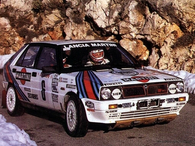 Massimo (Miki) Biasion - Tiziano Siviero
55º Rallye Automobile de Monte-Carlo 1987. Lancia Delta HF 4WD (TO 66488F). Clasificado 1º.

Del 17 al 22 de Enero, Monte-Carlo.
Superficie: asfalto - nieve.

El Rally tenia un total de 3162.00 km de los que 593.45 km divididos en 26 tramos eran especiales, (1 de ellos fue cancelado SS3 Les Egats - St. Luce de 13.50 Km).

Se inscribieron 163 equipos, tomaron la salida 160, finalizaron 93.@
Palabras clave: Miki_Biasion;Tiziano_Siviero;Lancia;Delta;4WD;Montecarlo;1987