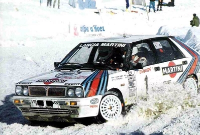 Juha Kankkunen - Juha Piironen
55º Rallye Automobile de Monte-Carlo 1987. Lancia Delta HF 4WD (TO 66483F). Clasificado 2º.

Del 17 al 22 de Enero, Monte-Carlo.
Superficie: asfalto - nieve.

El Rally tenia un total de 3162.00 km de los que 593.45 km divididos en 26 tramos eran especiales (1 de ellos fue cancelado SS3 Les Egats - St. Luce de 13.50 Km).

Se inscribieron 163 equipos, tomaron la salida 160, finalizaron 93.@
Palabras clave: ;4WD;Lancia;Delta;Montecarlo;1987;nieve